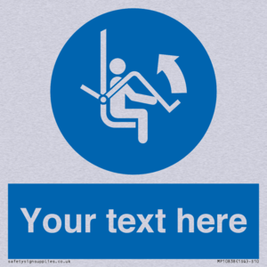 Custom Mandatory: Open safety bar of chairlift